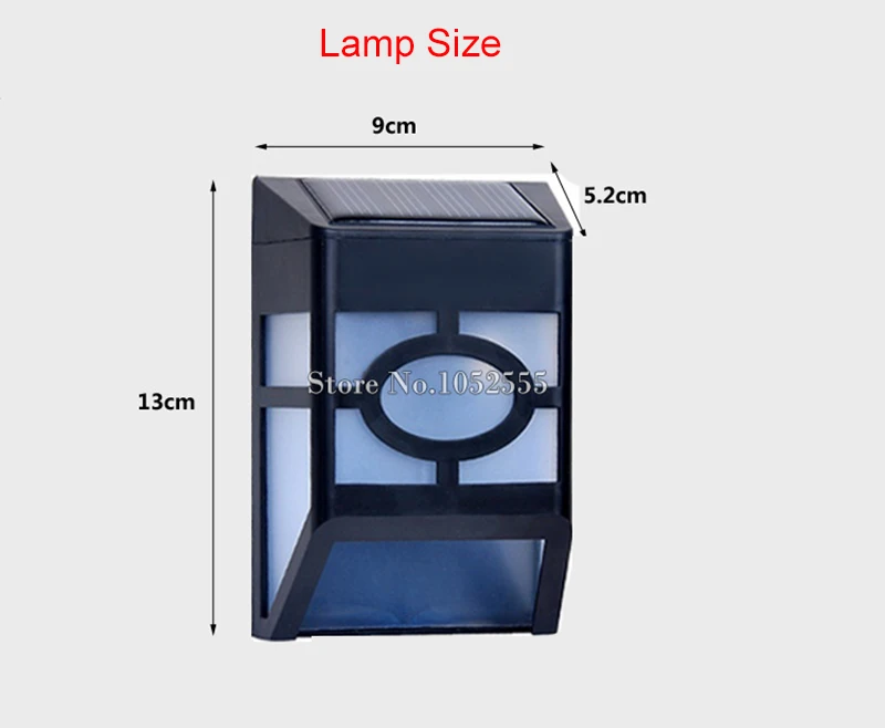 Водонепроницаемые Настенные светильники K145 8 шт./лот|garden wall light|solar lampfence lamp |