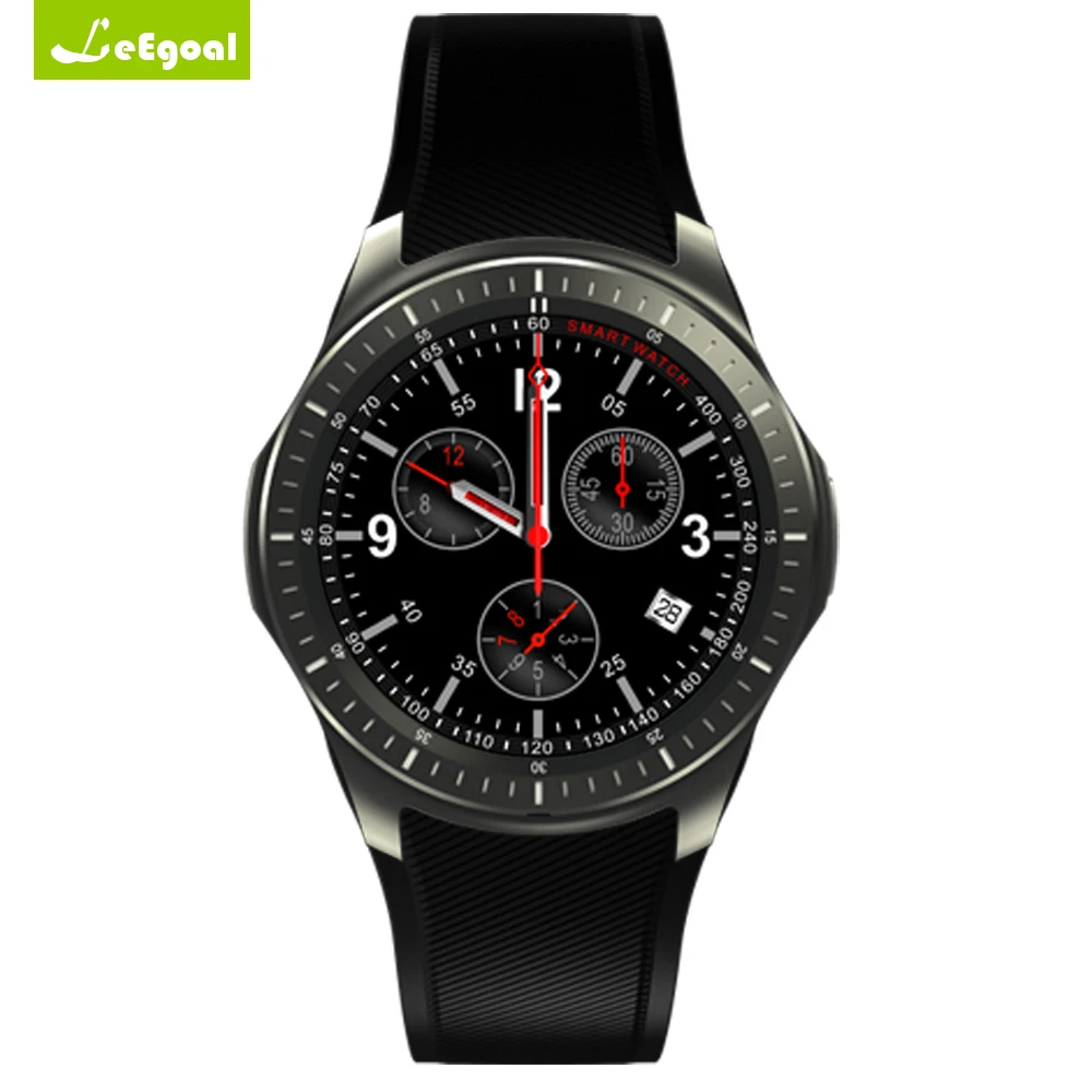 Leegoal DM368 Смарт часы 1.39 дюймов Android 3 г Bluetooth 4.0 WIFI шагомер сердечного ритма