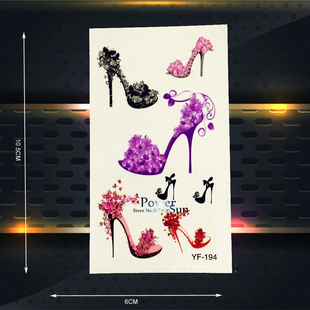 Дети мультфильм тату принцессы со стразами каблук Обувь Водонепроницаемый