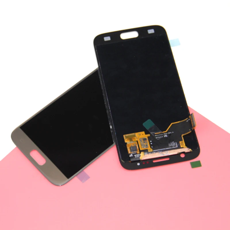 Черный Сменный ЖК-дисплей для SAMSUNG Galaxy S7 G930 G930F сенсорный экран дигитайзер