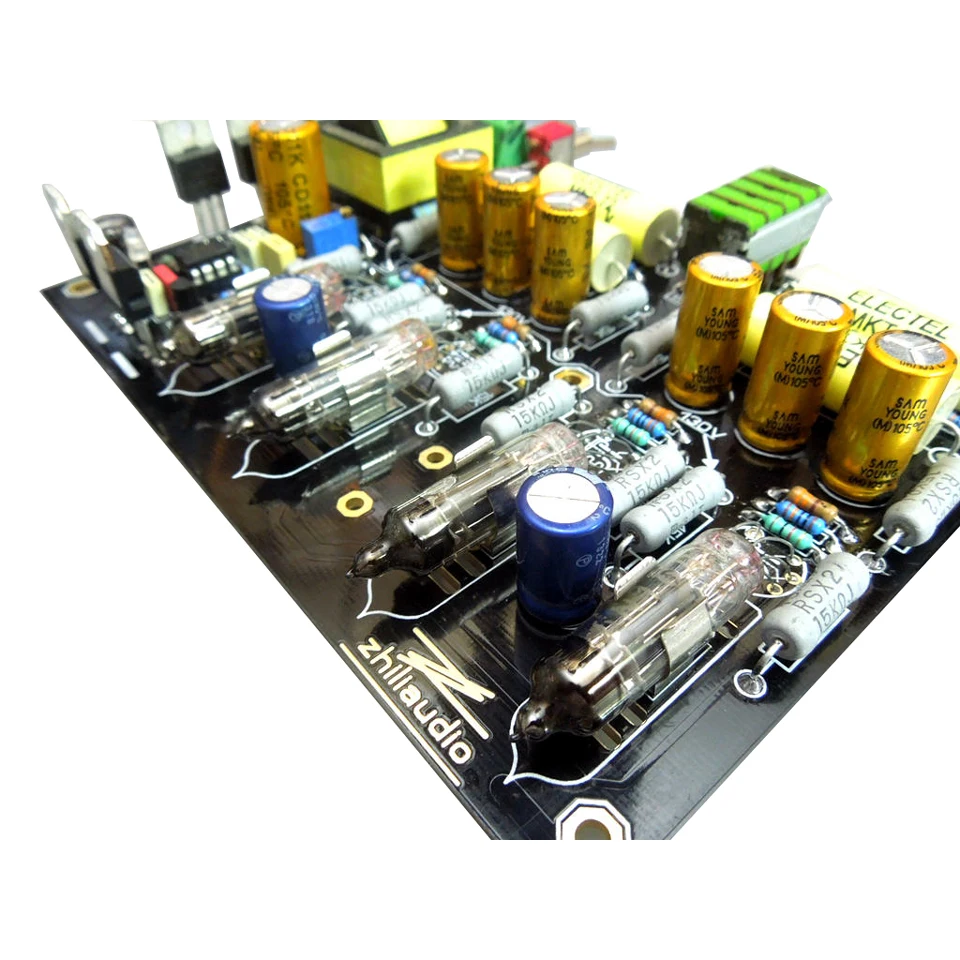 Луся с питанием от батареи версия Hi Fi bile preamp Балансирующий усилитель трубный DIY