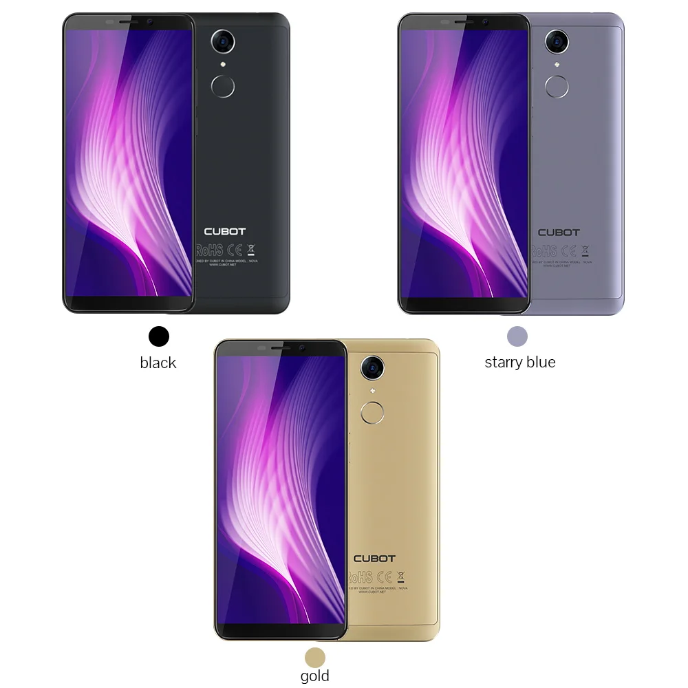 Cubot Nova смартфон Двойная LTE 4G двойной Card 3 ГБ + 16 MT6739 Quad Core 5 &quot18:9 полный Экран