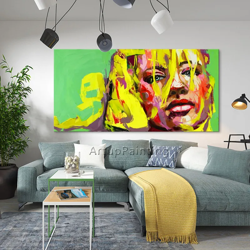 Франсуаза Nielly холст живопись палитра нож лицо картина маслом настенные художественные картины для гостиной домашний декор caudros decoracion
