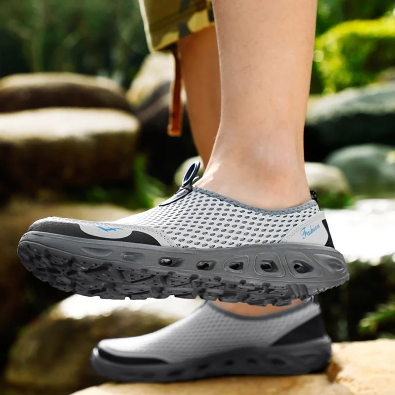 REETENE 38-48 Men'S Casual Shoes Men Summer Mesh Flats For Loafer Breathable Walking Male Sneakers | Обувь
