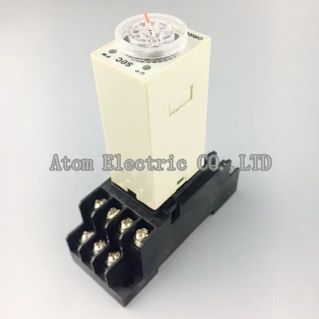 1 комплект H3Y 4 0 5Sec 220V Реле времени задержки мощности контроллер ST6P 4|relay power|power