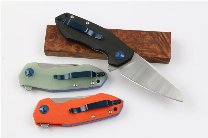 Тактический складной нож ZT0456 D2 клинок С флиппером и шарикоподшипником рукоятка
