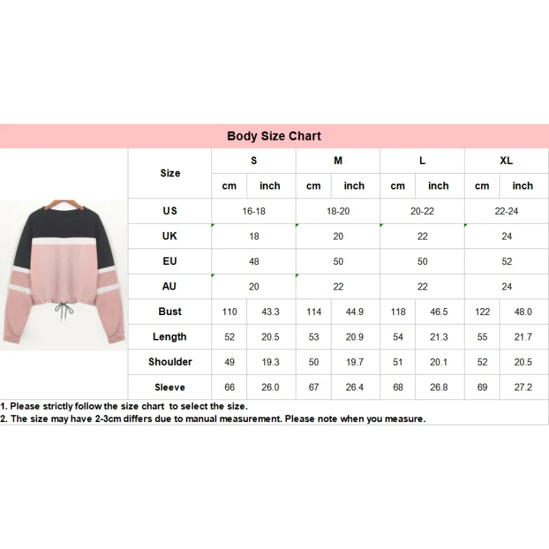 

Long Sleeve Sweatshirt Women Winter Tops Crop Top Hoodie Woman Clothes Plus Size Women Cropped Hoodie Femme L3