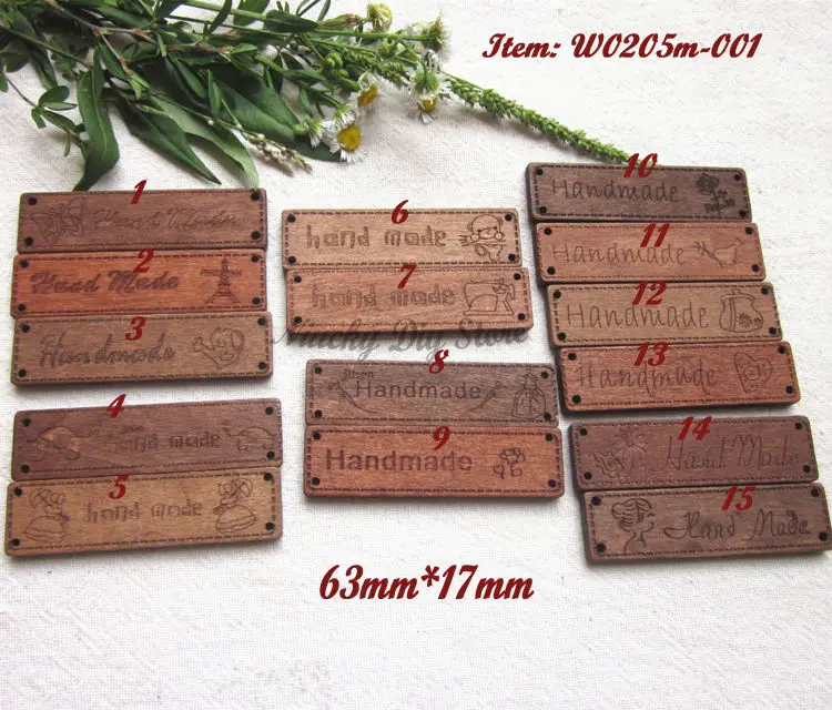 60 шт. деревянные пуговицы с гравировкой 63 х17 мм|material to make jeans|material usematerial fabric |