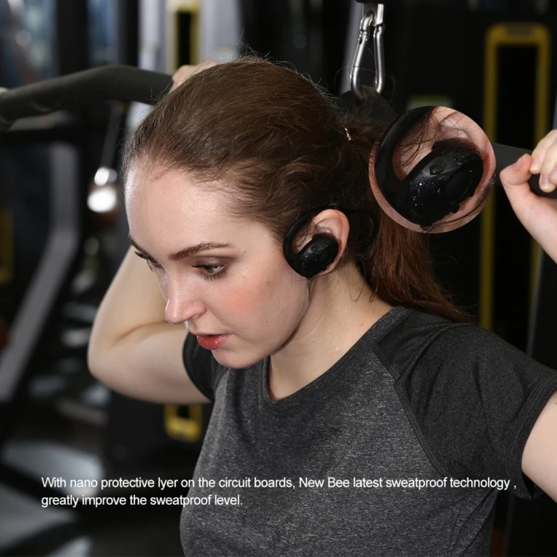 NB-7 Sweatproof Wireless BT 4.1 Snail Bionic In-ear Stereo Headphone Sports Headset with Microphone for iPhone Android | Электроника
