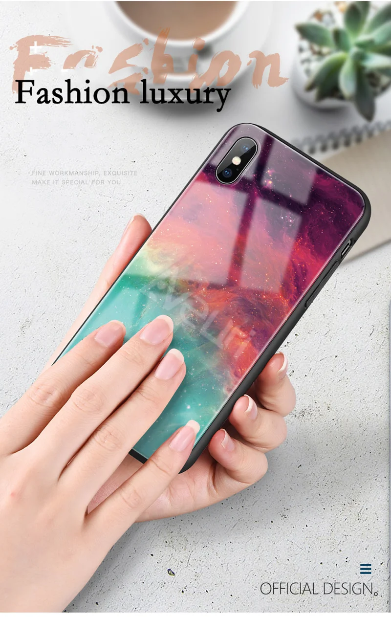Роскошный чехол для телефона для iPhone 5, 5S, SE, 6, 6S Plus, 7, 8 Plus, чехол из закаленного стекла, чехол для iPhone X, XR, XS, Max, 11 Pro MAX