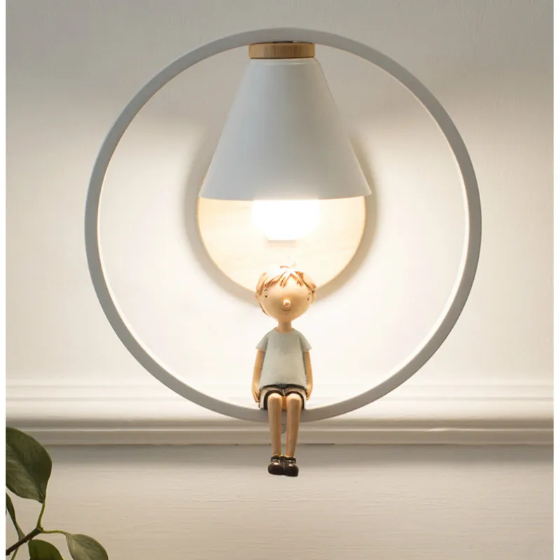 Настенный светильник для спальни мальчиков Arte комнаты девушек коридор лампа