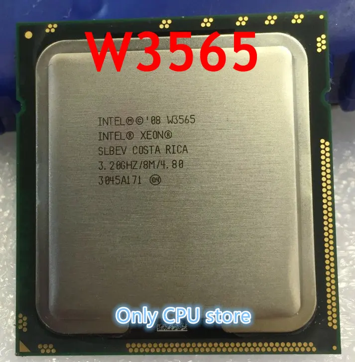 Процессор INTEL W3565 процессор/3,2 ГГц/LGA1366/8 Мб кэш L3/четырехъядерный/серверный ЦП