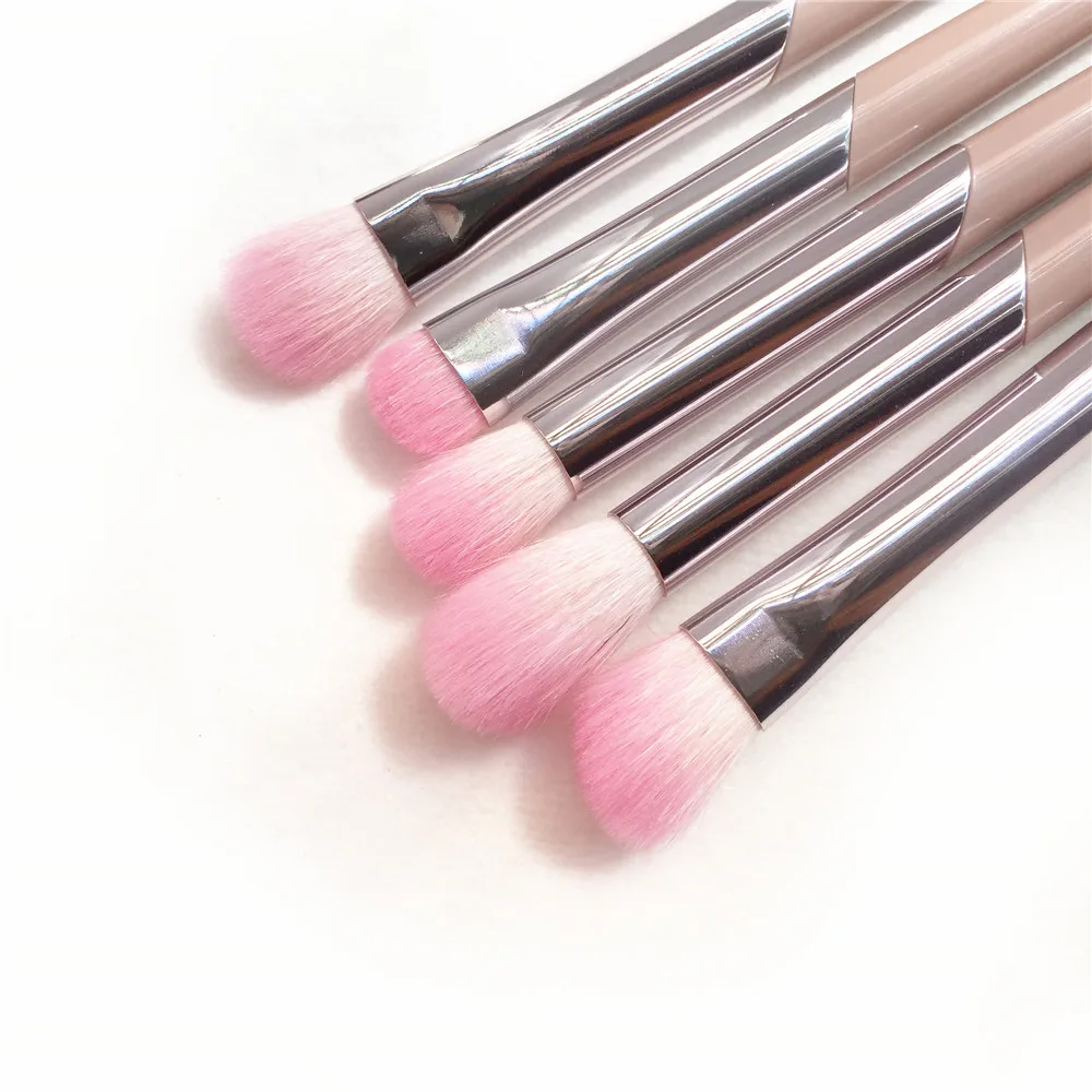 Yutong Beaute FB-серия розовый набор для глаз I-мягкие окрашенные козьи волосы/синтетические-Профессиональные Тени для век кисти-принадлежности для макияжа