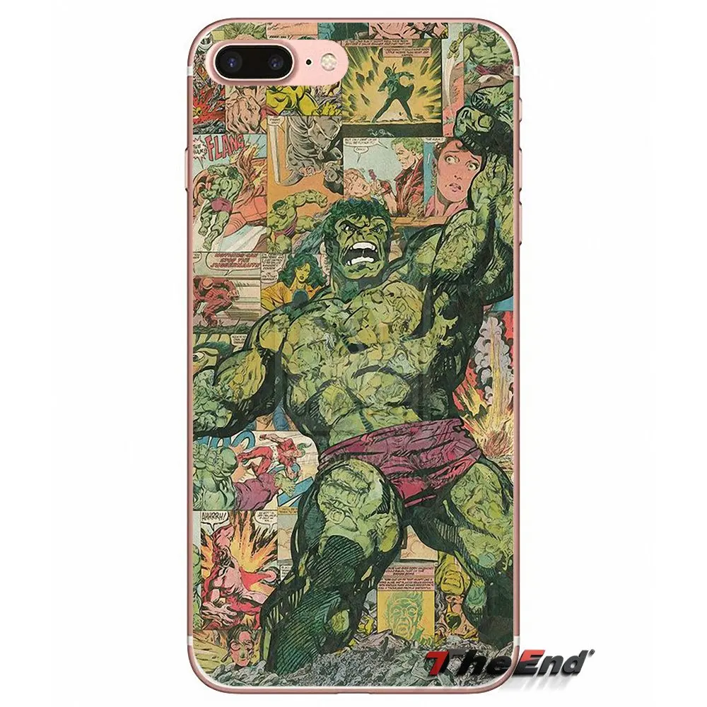 Мстители из комиксов Marvel супергерой мягкий чехол для Samsung Galaxy S9 Plus Note 8 One oneplus 5T Meizu