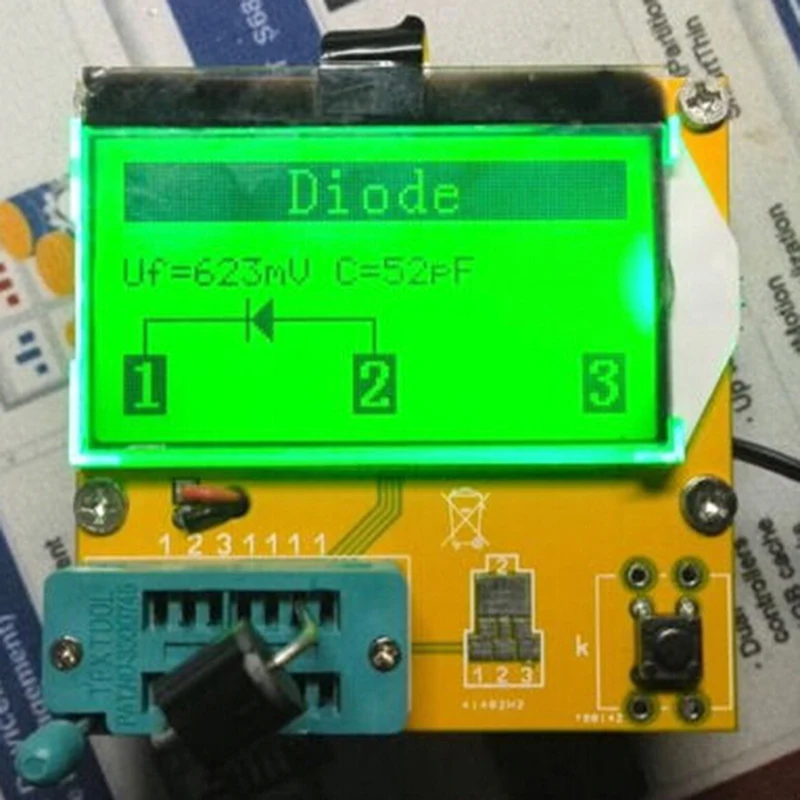 Тестер транзистор для всех компонентов 1 диодный конденсатор резистор