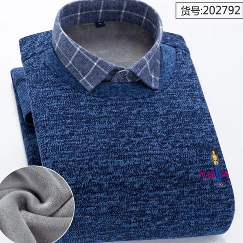 Горячая распродажа зимних повседневных однобортных трикотажных рубашек с