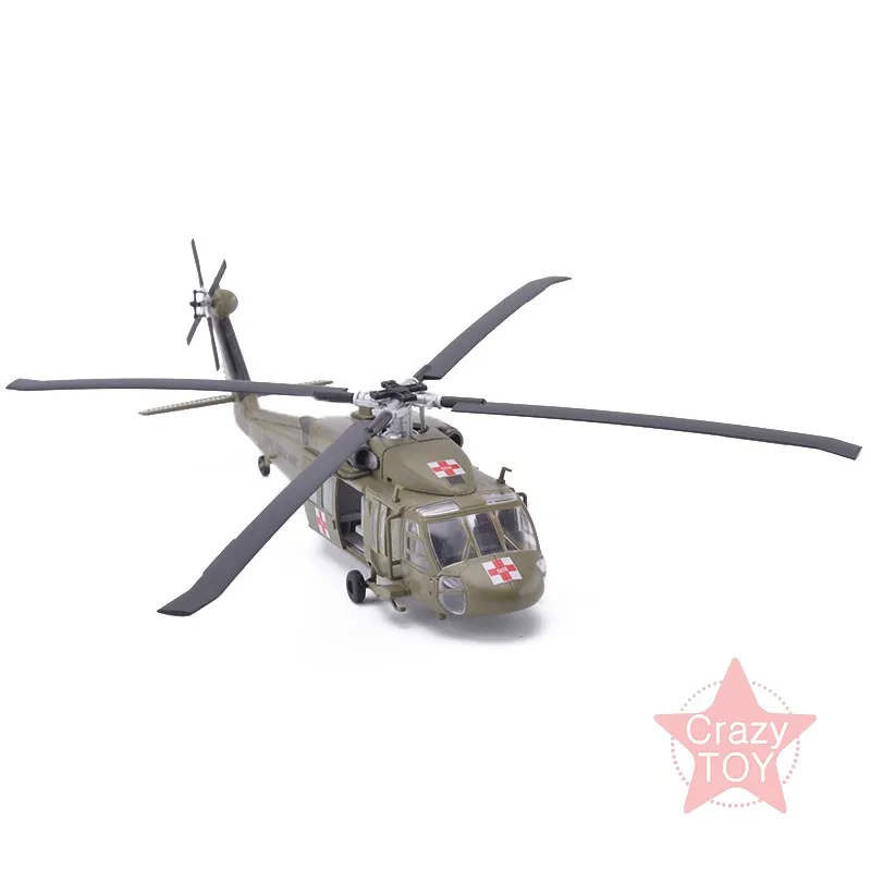 Easy Model UH60A нам медицинской моделей вертолетов 1/72 весы Готовая модель игрушка для
