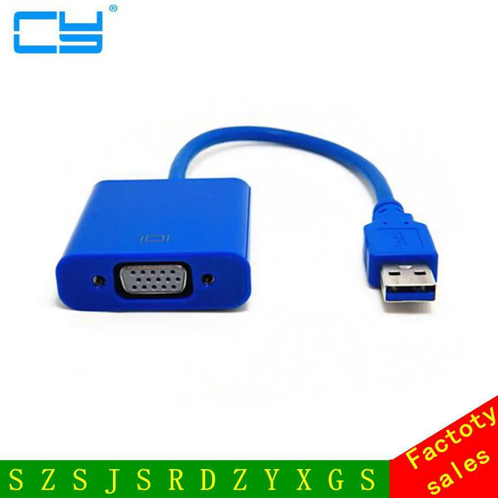 

NEW High Speed USB 3.0 to VGA Multi-display Adapter Converter External Video