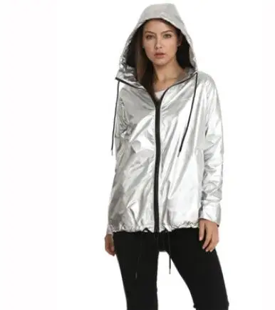 Новинка Женская водонепроницаемая куртка с капюшоном сезон весна осень модная