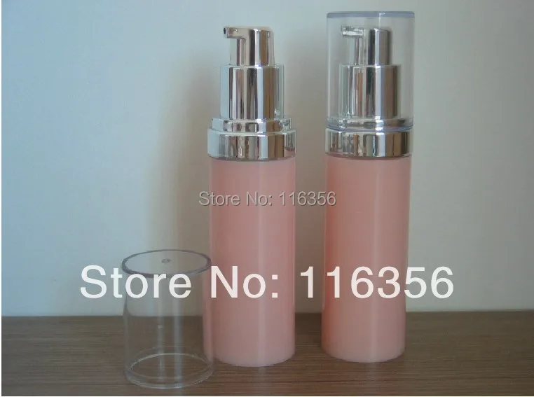

30ML PINK airless bottle or plastic lotion bottle with airless pump