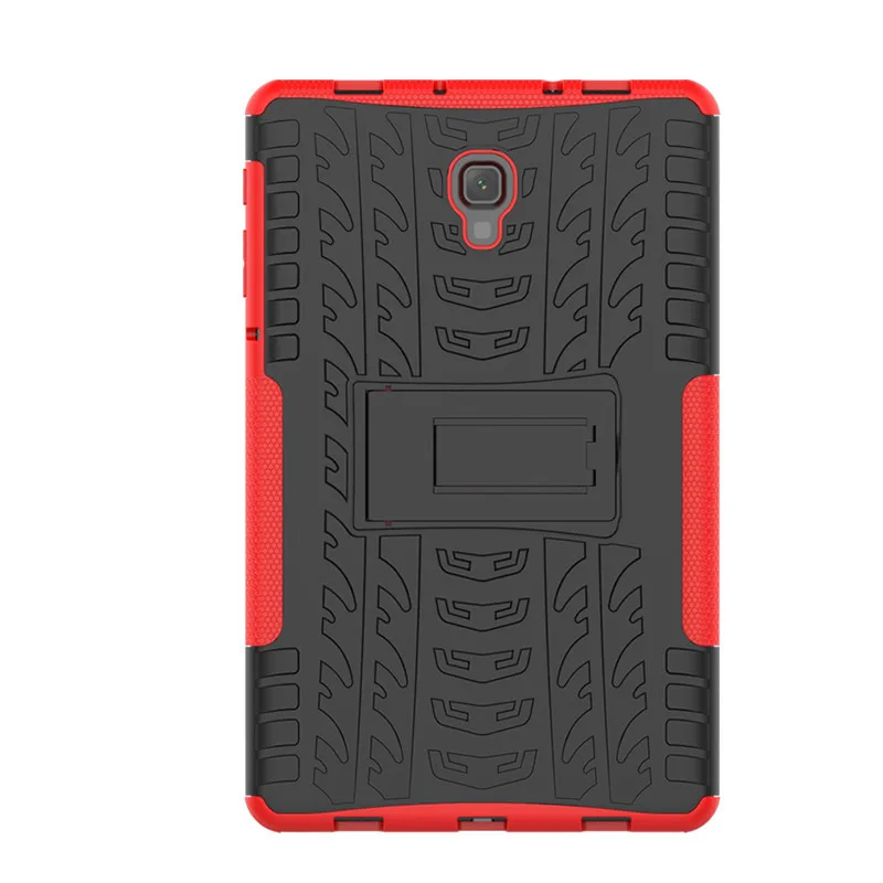 Red Прочный Чехол-подставка для samsung Galaxy Tab A A2, 10,5 дюймов, см, T590, T595, T597, сверхпрочный чехол для планшета, 2 в 1, гибридный Чехол - Цвет: Red