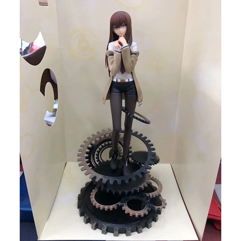 Экшн фигурка Steins Gate Makise Kurisu масштаб 1/7 Раскрашенная ПВХ игрушка игрушки