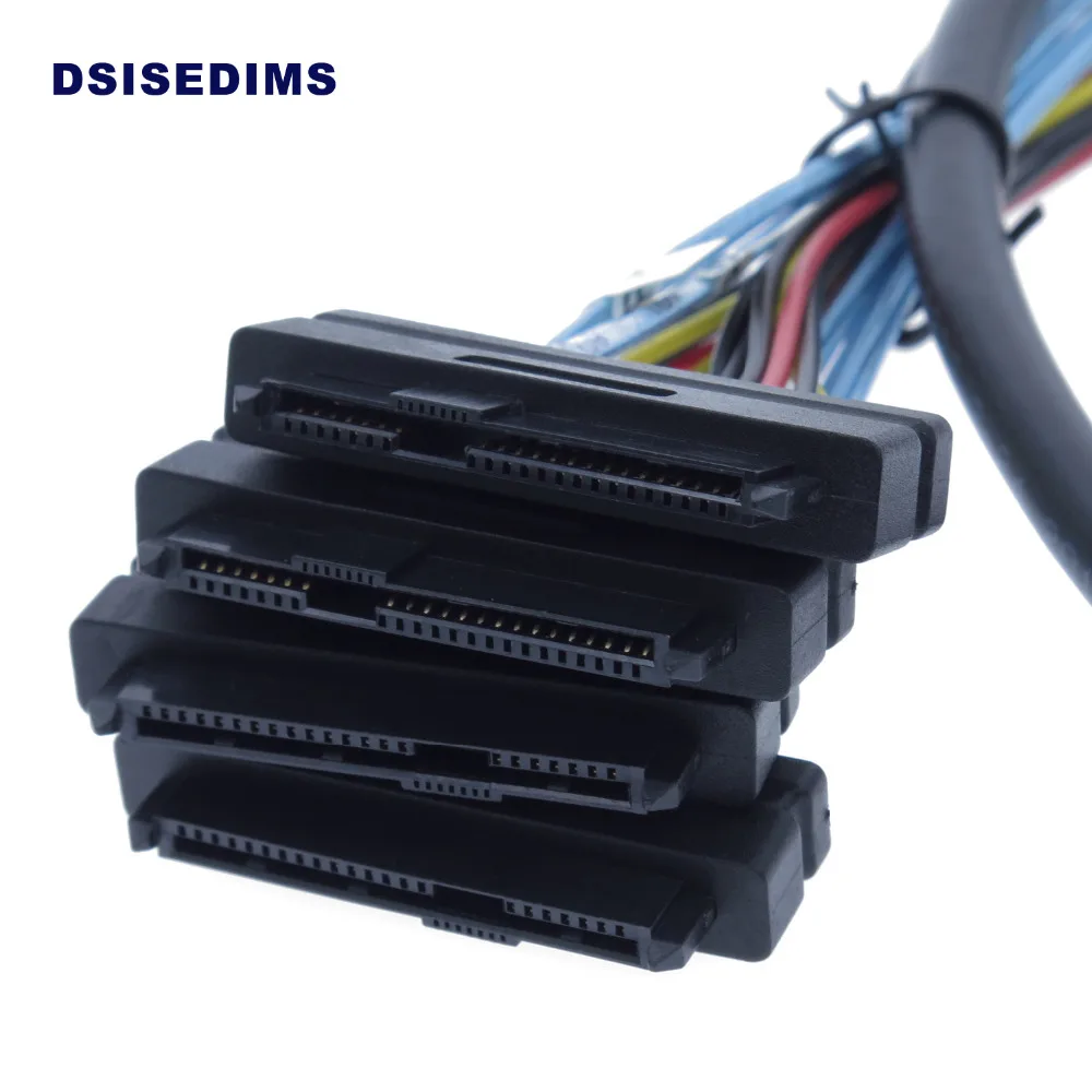 Высококачественный внешний HD Mini SAS SFF 8644 to 4 x 8482 кабель с контактными разъемами