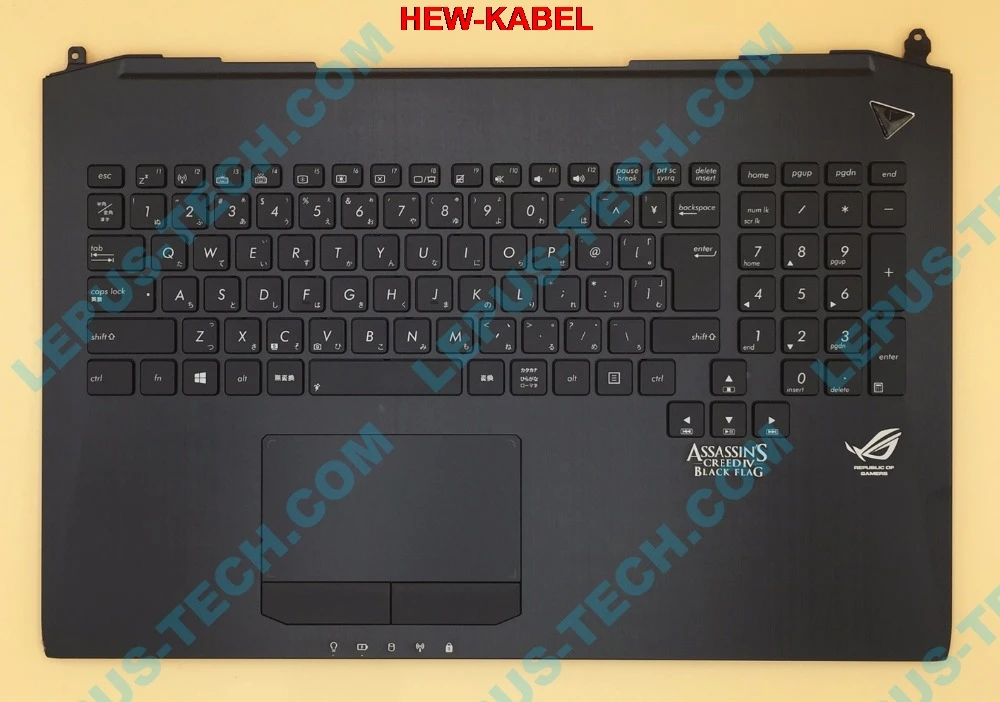 JP клавиатура для ASUS G750 G750JH G750JM G750JS G750JW G750JX G750JZ с подсветкой верхний чехол телефона