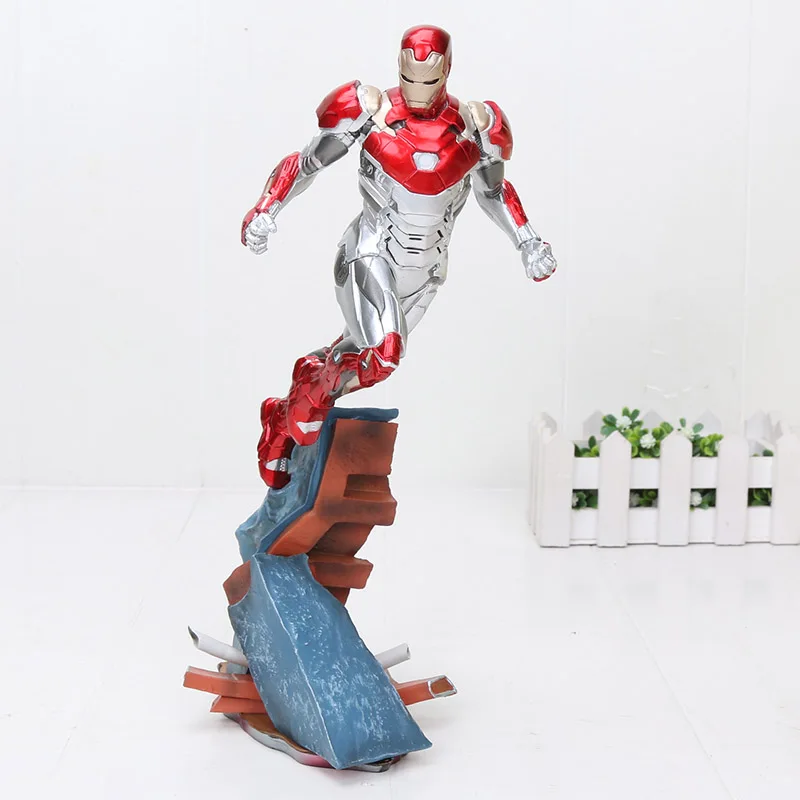 ironman no box Мстители эндшпиль фигурка танос Железный человек паук Коралл Дэнверс Локи Черная пантера доктор странная статуя ко Железный студии игрушки - Цвет: ironman no box