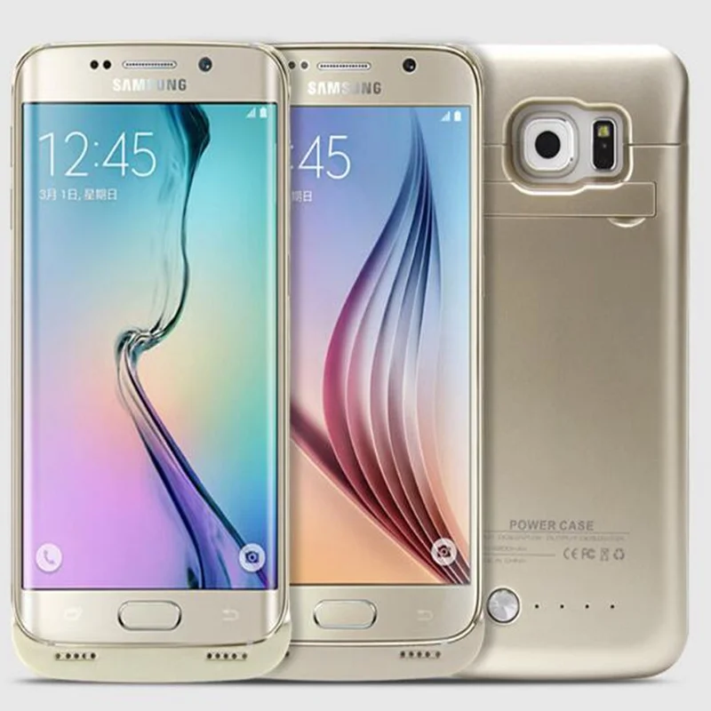 Для samsung Galaxy S6 край Батарея случае GagaKing 4200 мАч внешний Зарядное устройство чехол
