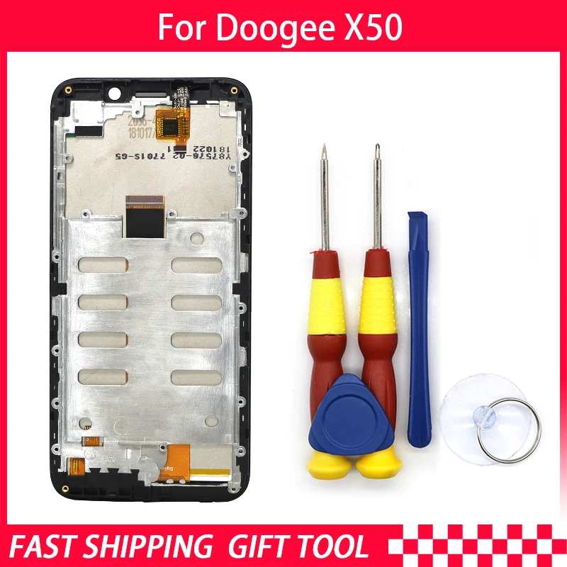 Оригинальный сенсорный ЖК дисплей для Doogee X50/X50L дигитайзер в сборе с рамкой