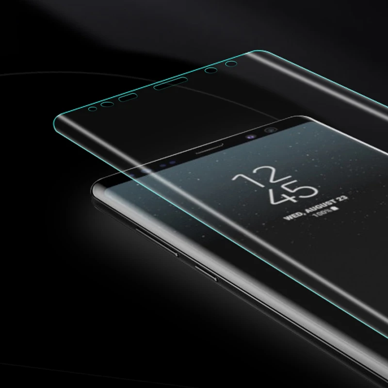 KaiNuEn 4d изогнутое Закаленное стекло протектор для samsung galaxy note 8 note8 Передняя анти-Взрывная пленка защита экрана 9h