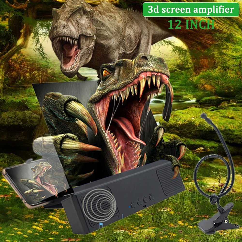 3D HD увеличитель экрана мобильного телефона увеличитель фильмов усилитель с практичным держателем кронштейна телефона