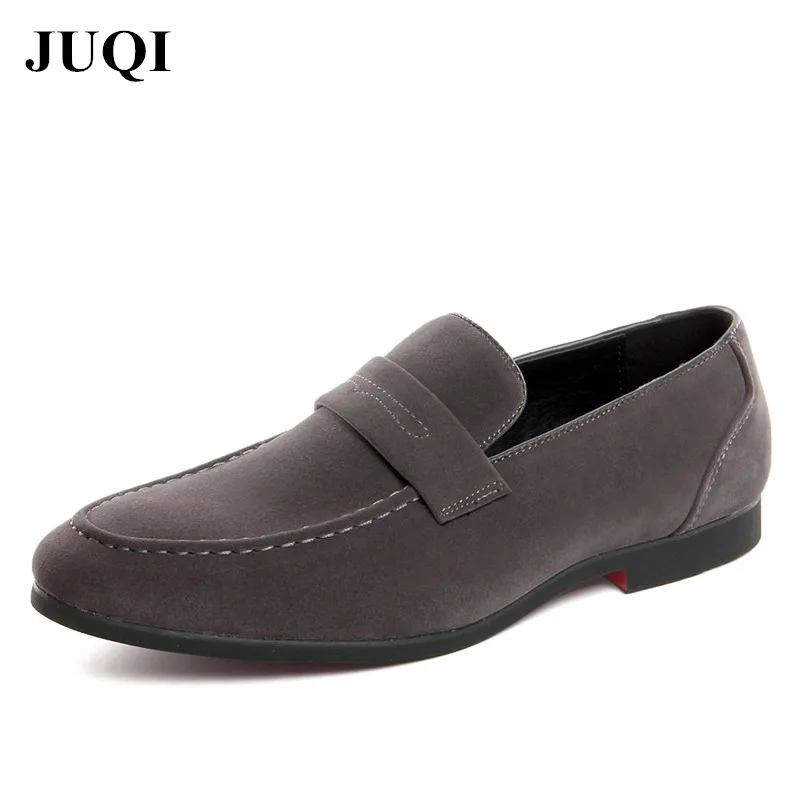 

2018 New Men Casual Suede Leather Shoes Fashion Style Soft Moccasins Men Loafers High Quality Men Slip-On Shoes Flats Big Size