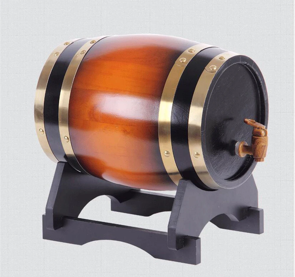 10л бочки для вина из дуба новая деревянная декоративная бочка пивоварения ведро