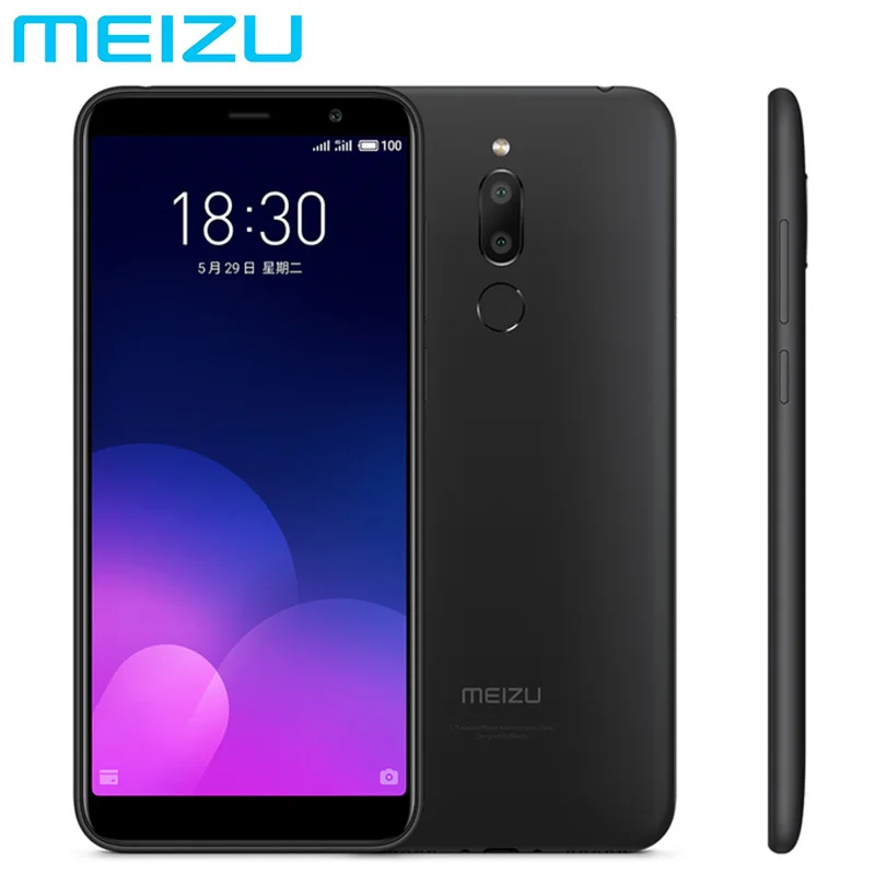Оригинал Mейзу Meizu M6T 5 7 'ཎ:9 Дисплей 2*4 Core 2 GB 16 1440*720 Смартфон MT6750 3300 mAh 13MP Cam