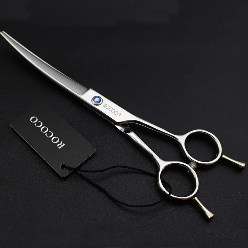 6 5 дюймов двойной хвост вверх изогнутые ПЭТ ножницы машинка для стрижки волос