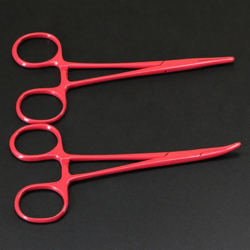 Хирургические ножницы 2 шт./лот прямые и изогнутые для травм гемостат щипцы