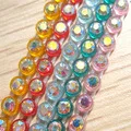 SS8 Plastic Crystal Rhinestone Banding Jewellery Making Accessories 10Yards/lot Crystal Rhinestone Banding Trim AM TAIDIAN