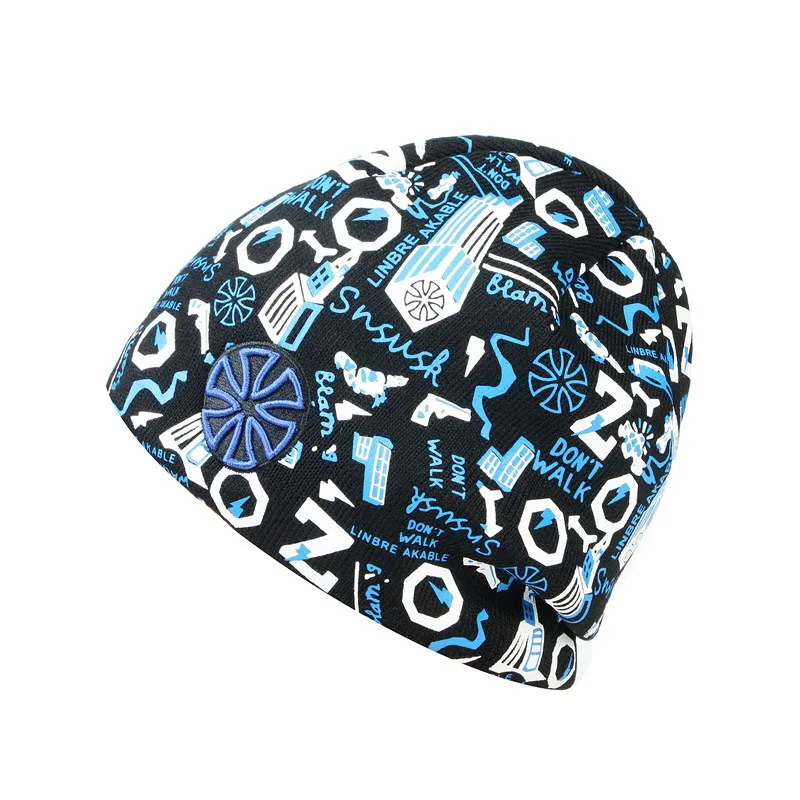 Синий Новая Лыжная Шапка SNSUSK для сноуборда, Зимние Лыжные шапки SKULLIES, шапки бини, теплые шапки для мужчин и женщин - Цвет: Синий