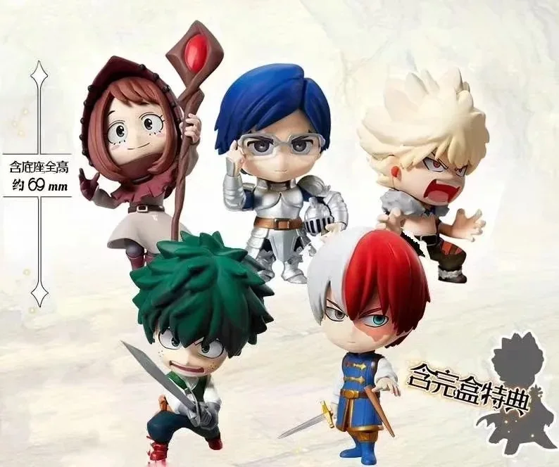 Экшн-фигурки Моя геройская Академия 7 см 5 шт./компл. Iida Tenya Todoroki Shoto Bakugou Katsuki Midoriya