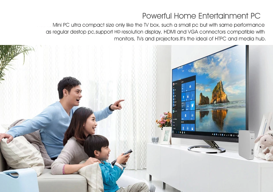 XCY мини-ПК Windows 7 Celeron 1037U N3150 HDMI Wifi usb HTPC Celeron N2810 тонкий клиент бытовой офисный компьютер ПК