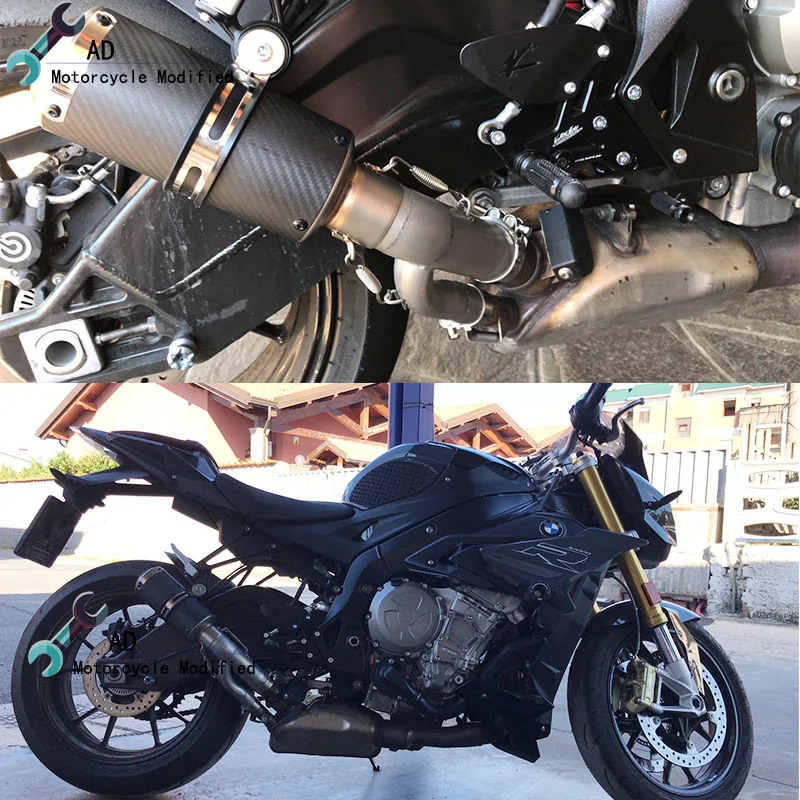 Для BMW S1000RR 2018 2017 глушитель выхлопной Системы трубы средней Запчасти Аксессуары