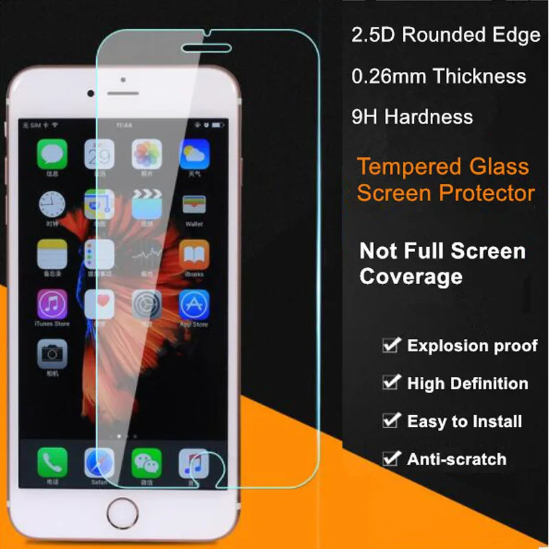 XS переднее закаленное стекло для iPhone XR 2.5D 0 26 мм 9H Закаленное Защитная пленка Apple