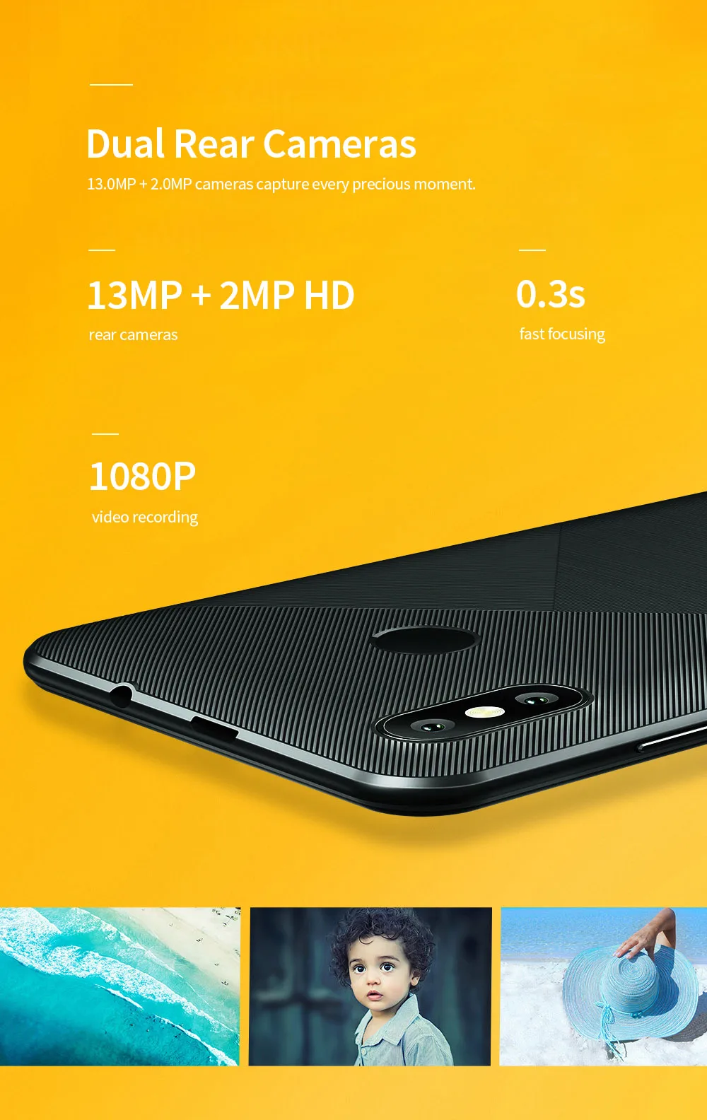 Vernee T3 Pro мобильный телефон 4080 мАч 5 &quotAndroid 8 1 MTK6739 4 ядра 3 ГБ + 16 13MP 2MP Трехместный