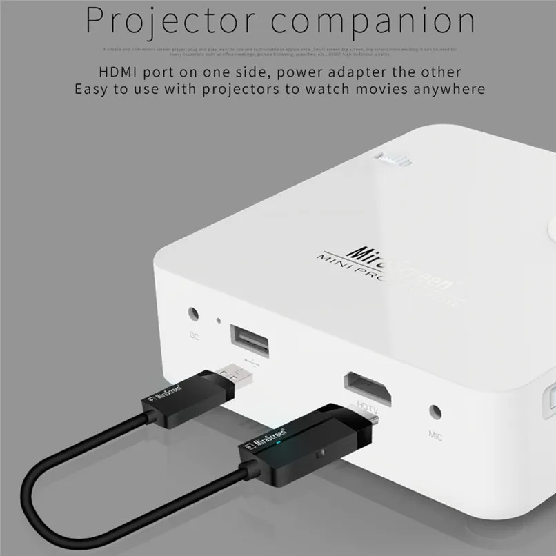 Тот же экран адаптер беспроводной Push Rreasure с экран линии планшеты телефон к ТВ HDMI для IOS 30A28