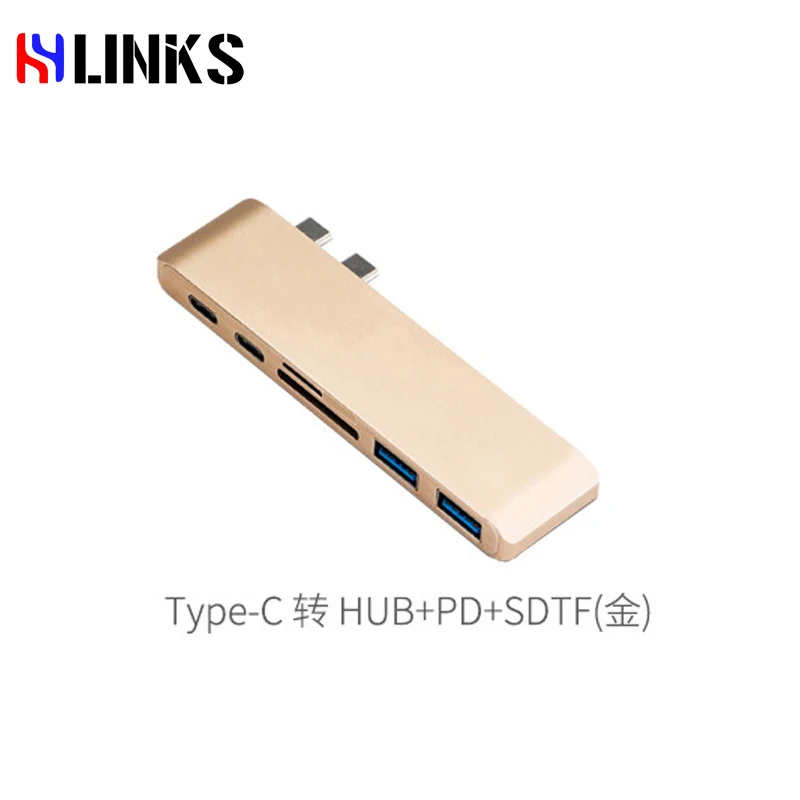 HYLINKS Тип usb C концентратор к Card Reader USB Hub 3 0 адаптер комбо с TF SD слот для MacBook Pro 2016 2017
