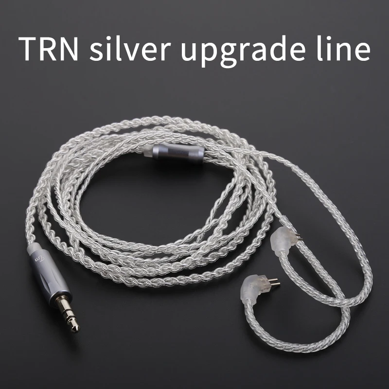 TRN Сменный кабель для наушников 2 контактный 0 75 мм Модернизированный V10 V20 KZ ZS6 ZST ZSR