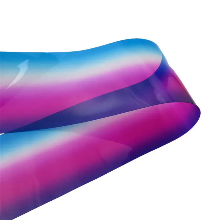 2 ярда Lincom Радужная печатная кожаная лента Ручное шитье для поделок кружева