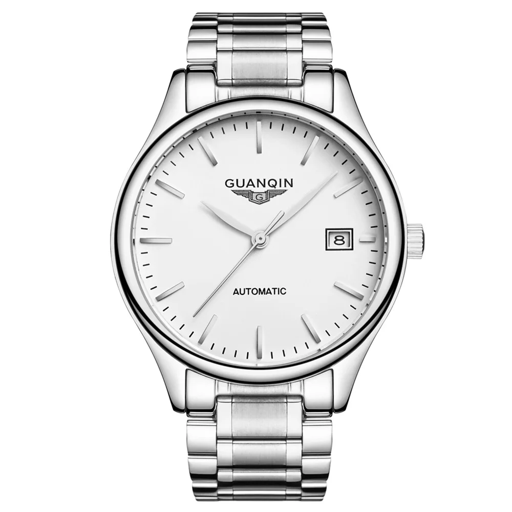 Relogio Masculino GUANQIN GJ16054 мужские часы Топ бренд класса люкс бизнес стальной пояс
